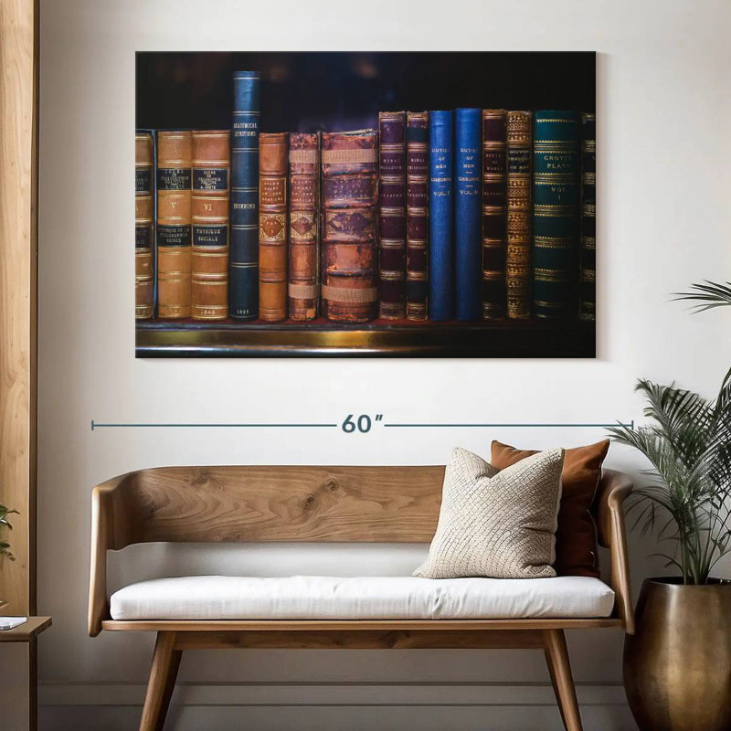 Livres rétro Kerner, H 34 po x l 51 po