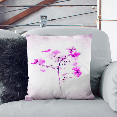Floral Square Throw Cushion