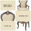 Ensemble de 2 chaises avec accoudoirs Latisha