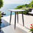 Weatherproof Marble-inspired Bistro Table Sintered Stone Modern Style Outdoor