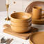 12-Piece Stoneware Dinnerware Set with Mugs – Microwave & Dishwasher Safe, Stackable, Non-Toxic – Service for 3-1900328430