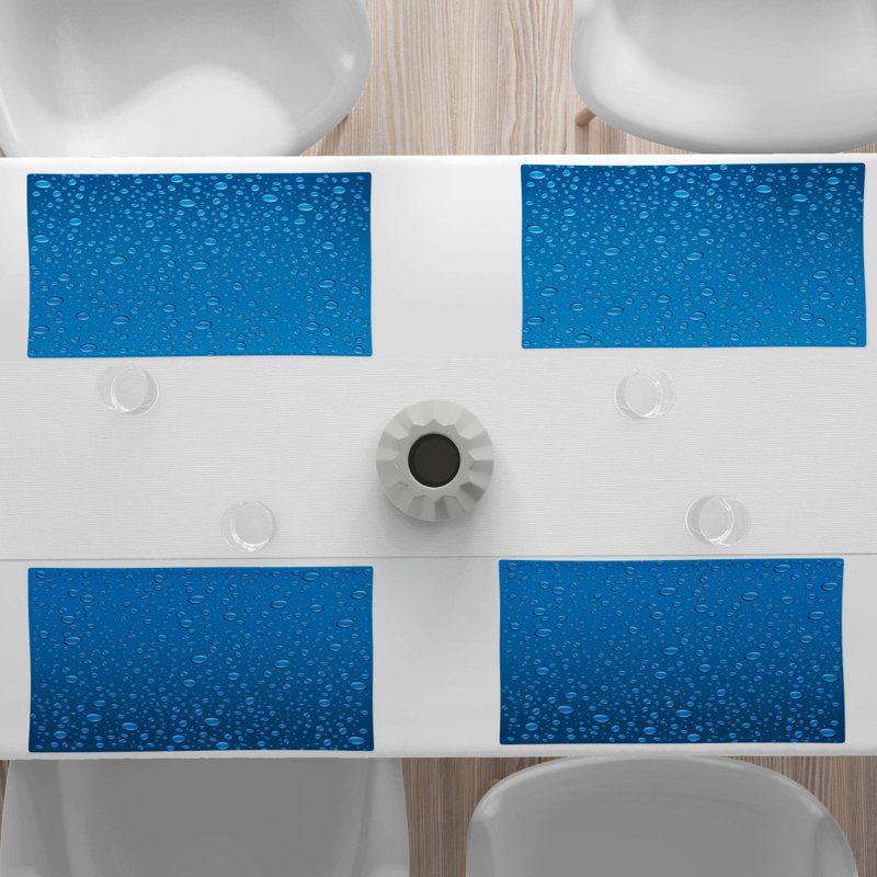 Polyester Abstract Rectangle Placemat