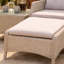 Woodchester 2 x Recliner Chairs with Footstools & Side Table - Sandstone