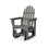 Chaise Adirondack et repose-pieds en plastique / résine POLYWOOD