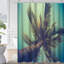 Rideau de douche avec 12 crochets Retro Palm Tree-961440245