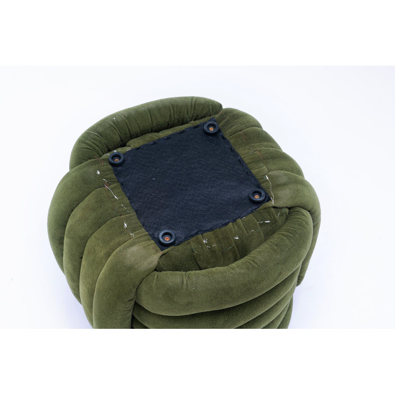 Tabouret de maquillage Chenille, Vert