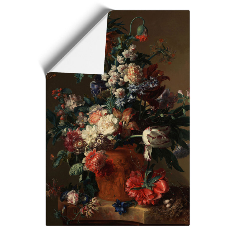 Still Life with Flowers by Jan van Huysum - Frameless Print, 59cm H x 42cm W x 0.1cm D