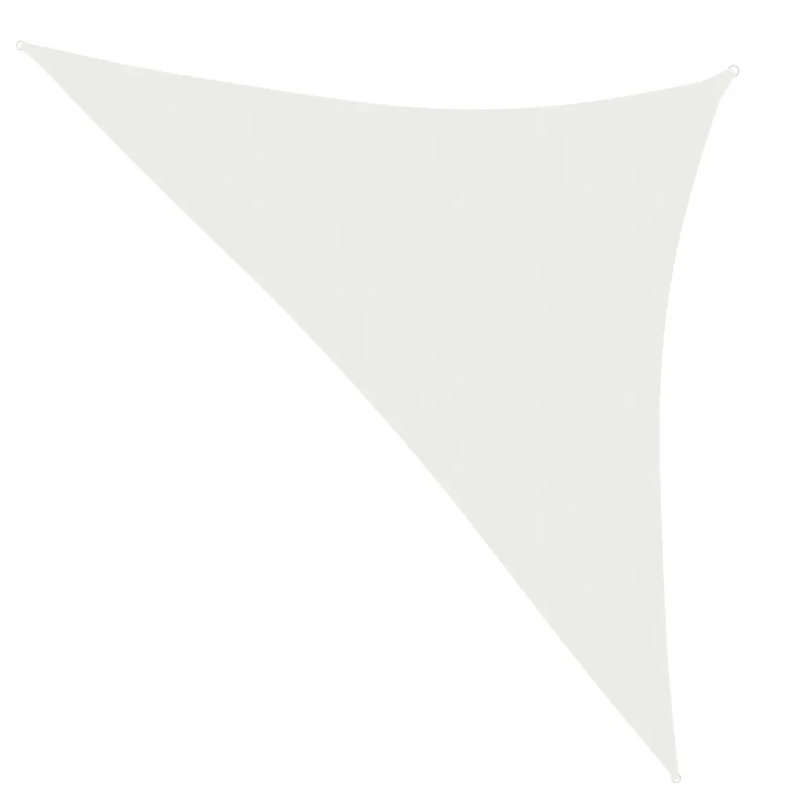 Balyon 4m x 5.8m Triangular Shade Sail, White