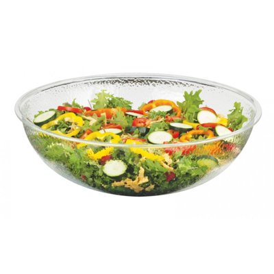 4 Qt. Clear Acrylic Pebble Salad Bowl