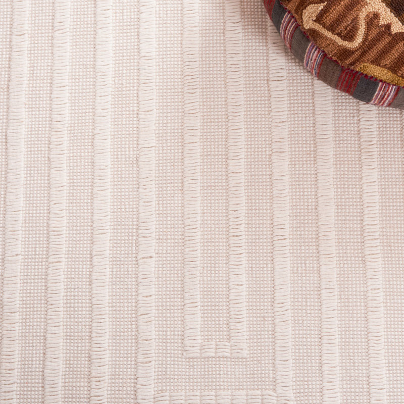 Tapis gris en laine et coton Natura, Tapis de couloir 2 pi 3 po x 8 pi