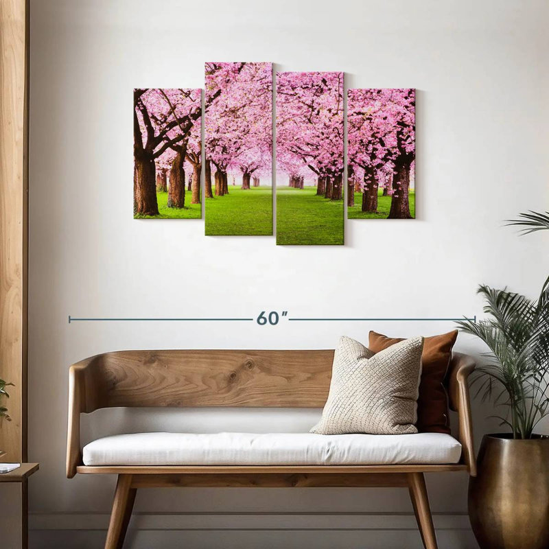 Harnek Cherry Blossom Grove, H 27 po x l 43 po