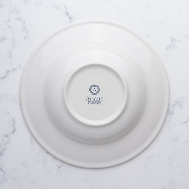 Porcelain Prime Deep Plate, Sand, 10.2"