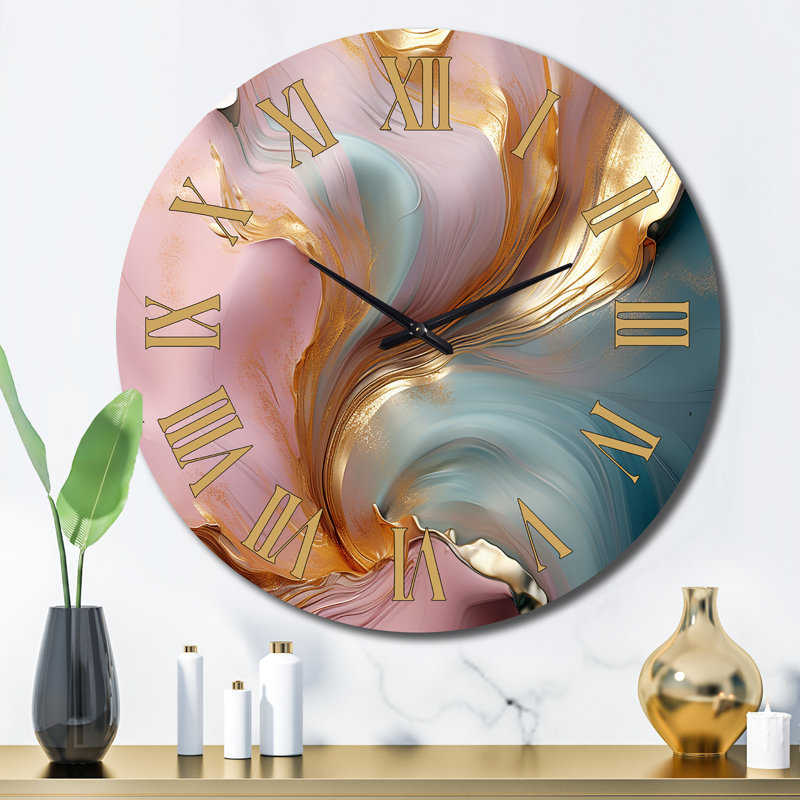 Horloge murale Exquise Wave Harmony, Grand