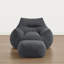 Fauteuil à billes très large avec repose-pieds-34332379