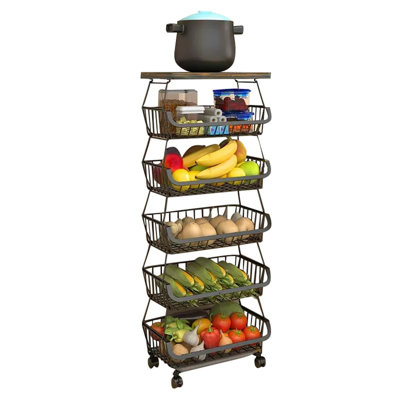 115cm H x 40cm W Utility Cart