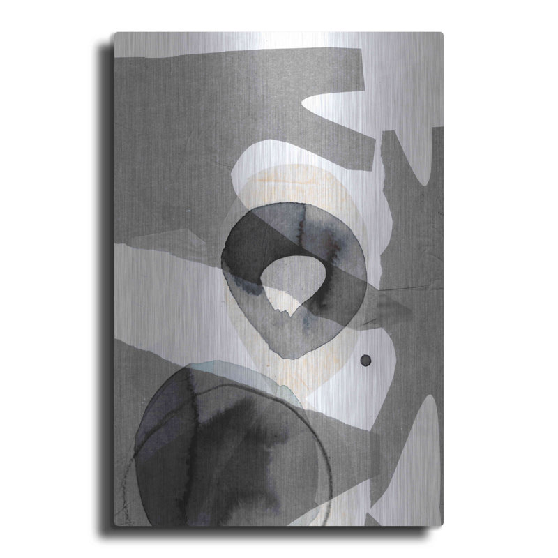 «Ivy Bronx» «Paper 1» par Design Fabrikken, art mural en métal, H 16 po x l 12 po