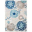 Kellems Indoor/Outdoor Grey/Royal Blue Rug-247246182
