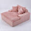 51 pouces compacts pour petits appartements, fonctionnels dans de grands appartements, de couleur rose et noire, assemblage simple, plusieurs scénarii de vie, avec un style minimaliste moderne, agencement de couleur blanche, rapide