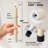 Fluted Ribbed Grooved LED Flameless Taper Candles, Remote, On/Off Button, Battery Operated, 6 Pack-294956528