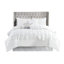 Superbe édredon blanc 7 pièces, en blanc, avec de charmants coussins décoratifs-127366367-127366368