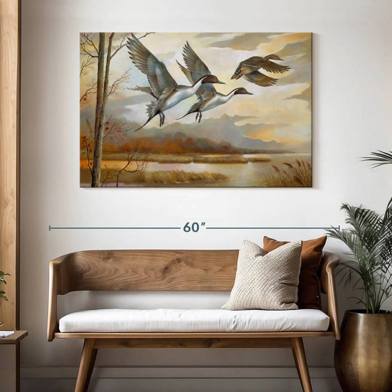Pintails, 32" H x 48" W