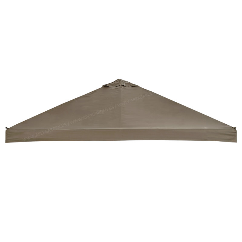 Brown Polyester Replacement Canopy Top for 10' x 10' Gazebo