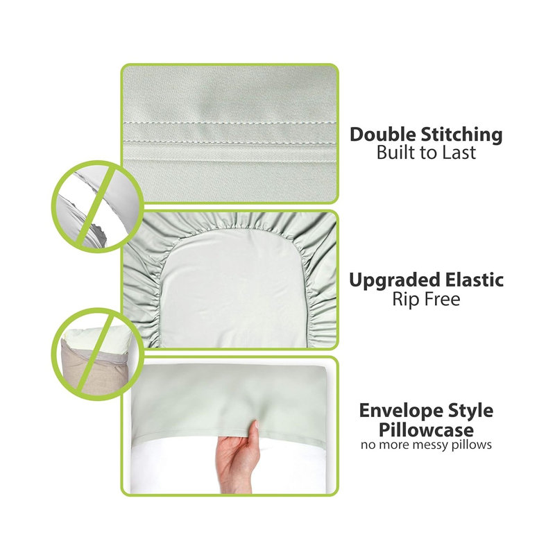 King Sheet Set -  Up To 16 Deep Pocket King Sheet Set