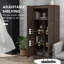 Armoire de rangement moderne avec tablette ajustable 30,75 x 15,75 x 70,75 po