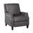 Transitional Gray Push Back Reclining Chair