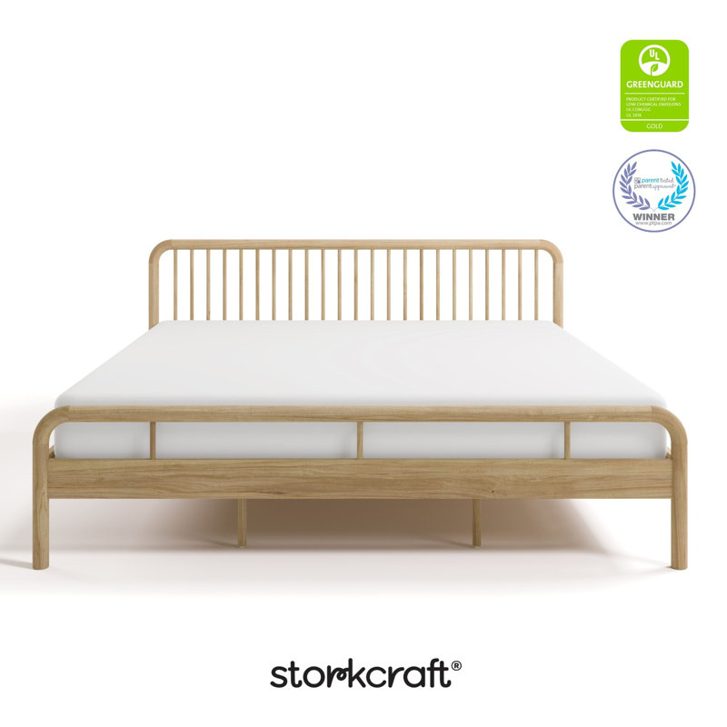 Porto Queen Bed, Natural, Queen