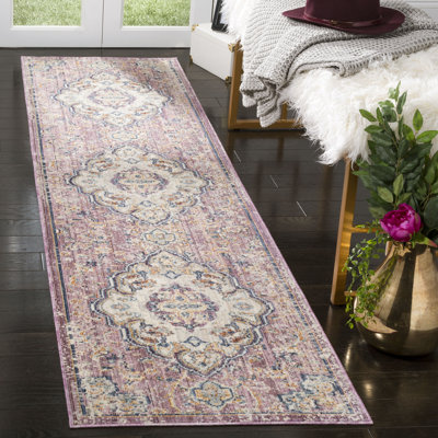 Bachus Damask Viscose Area Rug