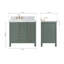 Ensemble de meuble-lavabo simple 37 po Amariani-819049026