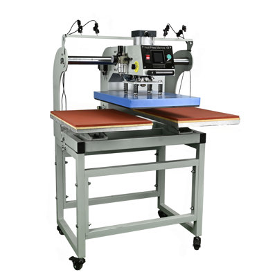 16X24 Pneumatic Up-Sliding Dual-Platen Heat Press Machine With Infrared Positioning