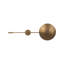 Lance Sconce-Burnished Brass Steel