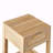 15.75" Rattan End Table With Drawer