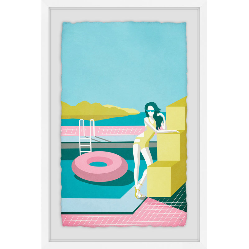 Summer Fashion III - Single Picture Frame Print, 30 cm H x 20 cm W x 4 cm D