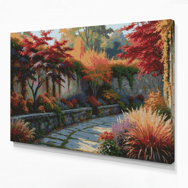 Art mural sur toile brun, "Thanksgiving", H 24 po x l 36 po