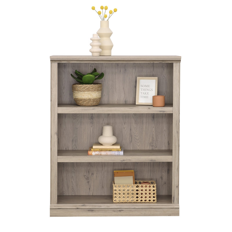 Bibliothèque Hartman à 3 tablettes en chêne laurier, (3 tablettes) H 43,78 po x l 35,28 po x P 13,23 po, Chêne Laurel