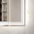 60X40 Inch Oversized LED Bathroom Mirror Wall Mounted Mirror With 3 Color Modes  Aluminum Frame Large Wall Mirror For Bathroom