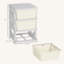 Unité de rangement pour enfants à 3 niveaux, organisateur de jouets avec tiroirs en plastique amovibles, organisateur de rangement de coffre à jouets pour chambre à coucher, chambre de bébé et salle de jeux