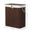 Bamboo Laundry Hamper with Handles-1144421145