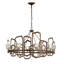 Gatsby 8 - Light Unique Wagon Wheel Chandelier-163798170