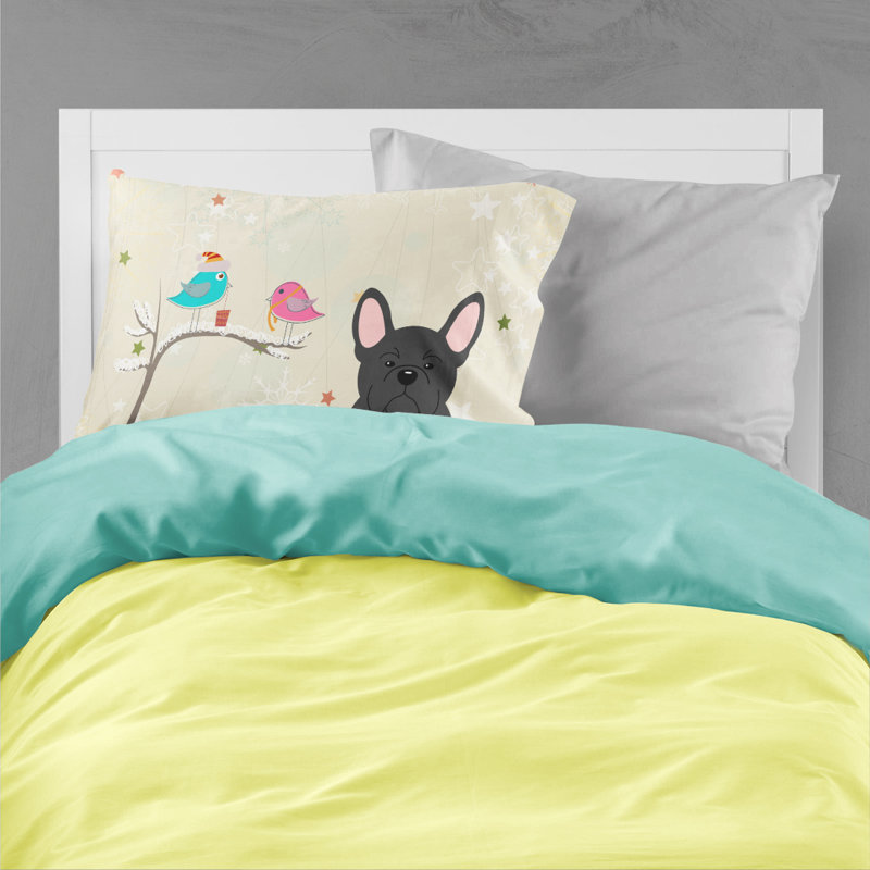 Microfiber, Black French Bulldog