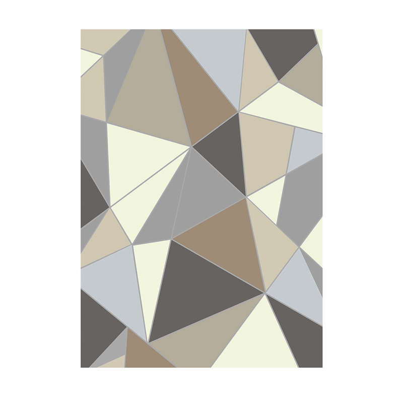 Grand tapis gris anthracite moderne antidérapant 5 x 7 pi