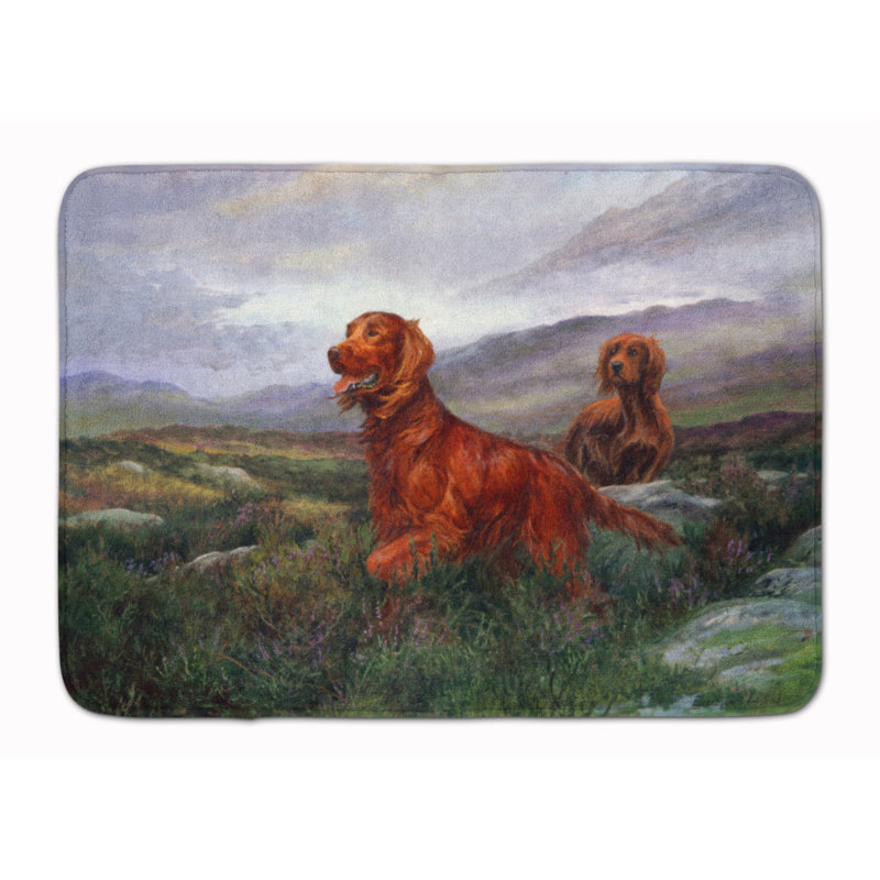 Tapis pour salle de bain en mousse à mémoire de forme elizabeth halstead irish