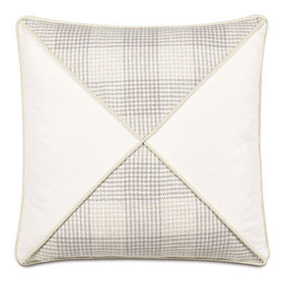 Coussin décoratif pied-de-poule Kelso