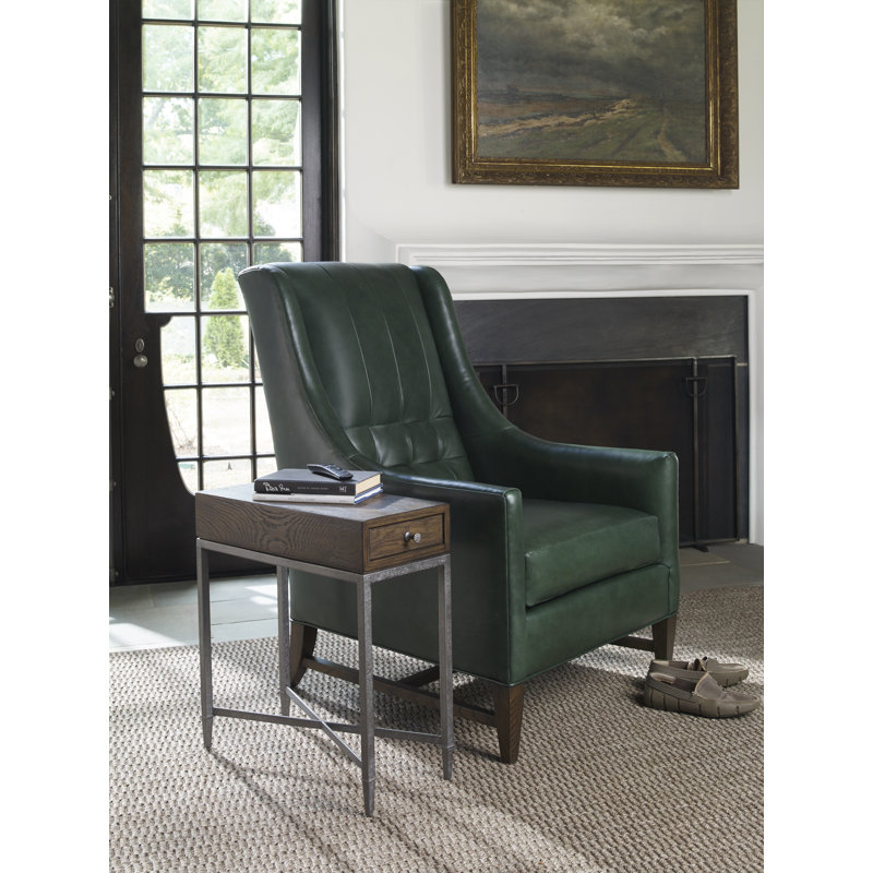 Camden Solid Wood End Table, Brown