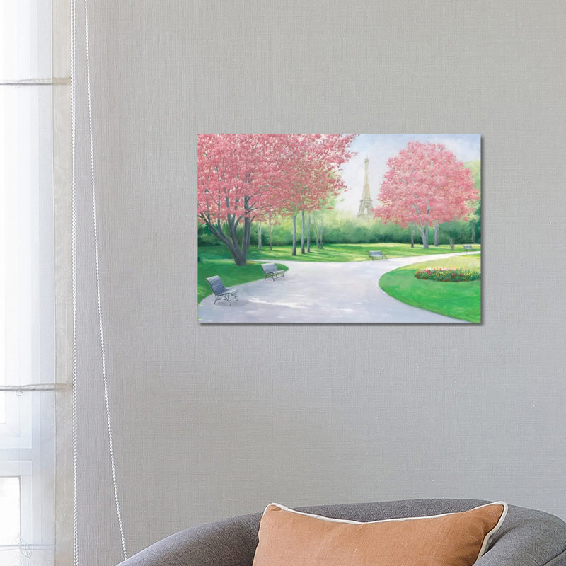 Parisian Spring by James Wiens - Wrapped Canvas Painting, 66.04 cm H x 45.72 cm W x 3.175 cm D