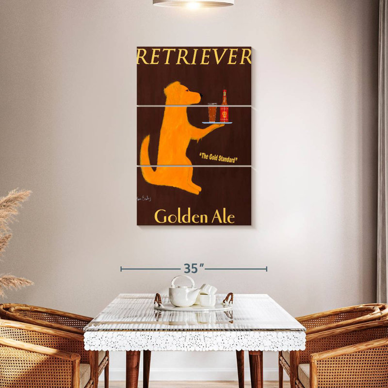 Yarlin Retriever Golden Ale, 45" H x 28" W