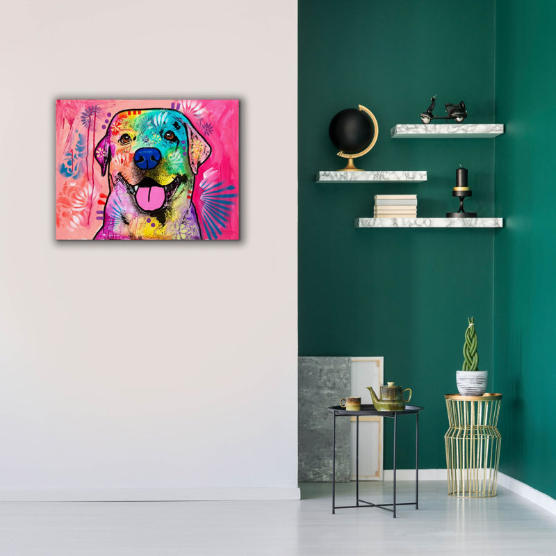  «I Love Being Part Of The Team» par Dean Russo, art mural sur toile, 34 po x 26 po, H 26 po x l 34 po